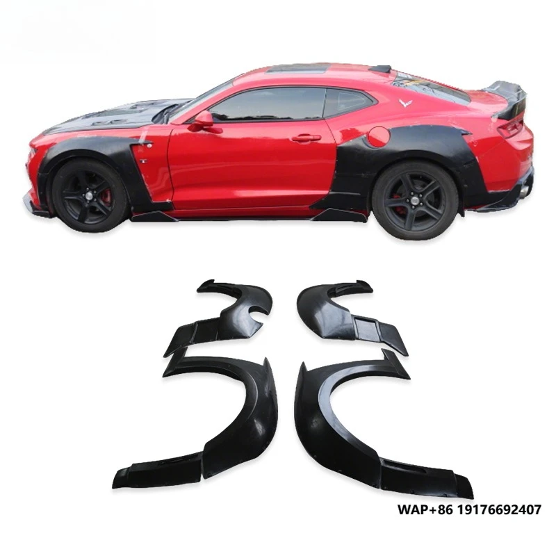 

For Chevrolet Camaro 2015-2022 Upgrades High Quality Materials Glass Fiber Fenders Automotive Wheel Arch Car Bumper Body Kit