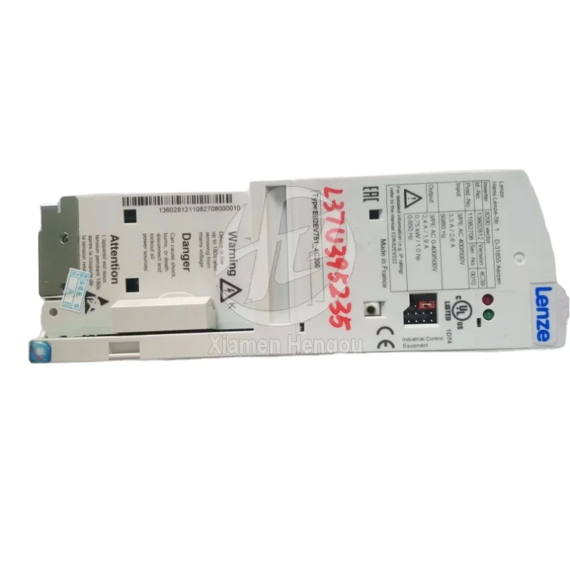 Original New Inverter Drive 8200 Vector 0.75kw L37U395235 E82EV751-4C200 D-31855 Aerzen for Man Hengou 700 Printing Machine Part