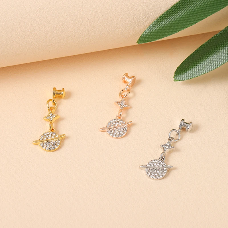 Charms in metallo ad anello per cinturino Apple Watch decorativo diamante ornamento Smart Watch cinturino in Silicone per accessori braccialetto iwatch
