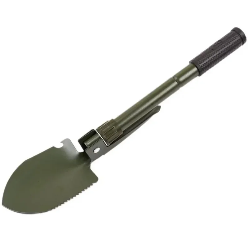 Pala plegable Mini pala militar supervivencia al aire libre herramientas portátiles de Metal para niños excavación jardín plantación arena dragado