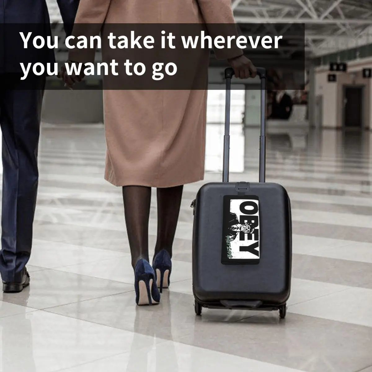 حقيبة مكياج The Live Obey، منظم مستحضرات التجميل، مجموعة أدوات التخزين، حقيبة مستحضرات التجميل للنساء، مقلمة للسفر