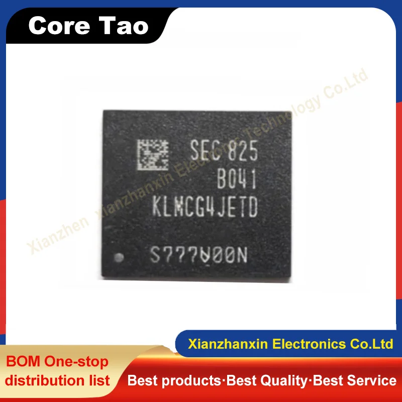 1PCS/LOT  KLMCG4JETD-B041 KLMCG4JETD BGA153 64GB Character library EMMC 5.1 memory chip