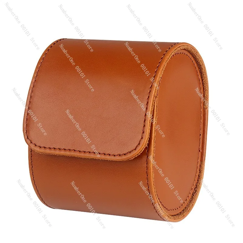 Leather watch case anti-drop storage box