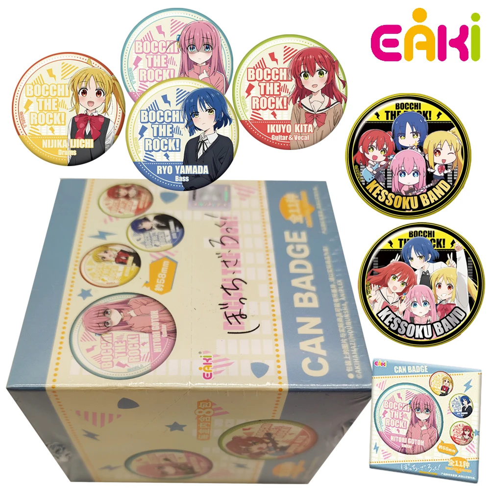 

New Original EAKI Bocchi The Rock! Premium Double Flash Badges Anime Goods Ijichi Nijika Pendants Decoration Funny Gift for Fans