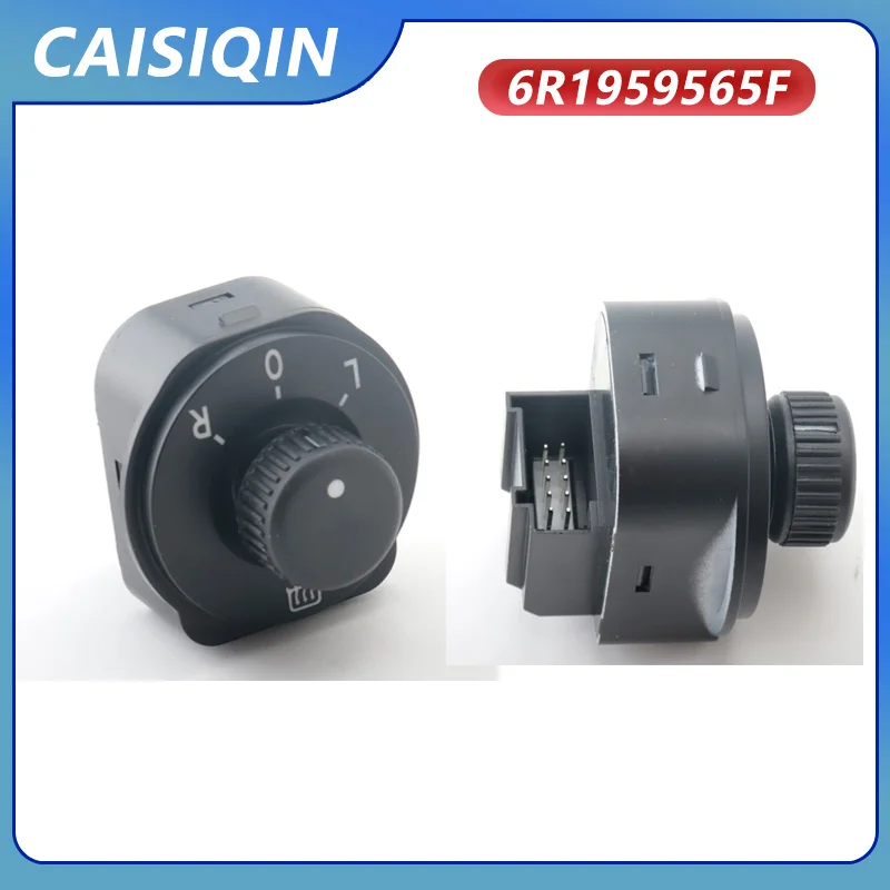 Rear Side Mirror Switch Control Adjust Knob 6R1959565F 6R1959565A 6R1 959 565F for VW Polo Hatchback 2010-2017