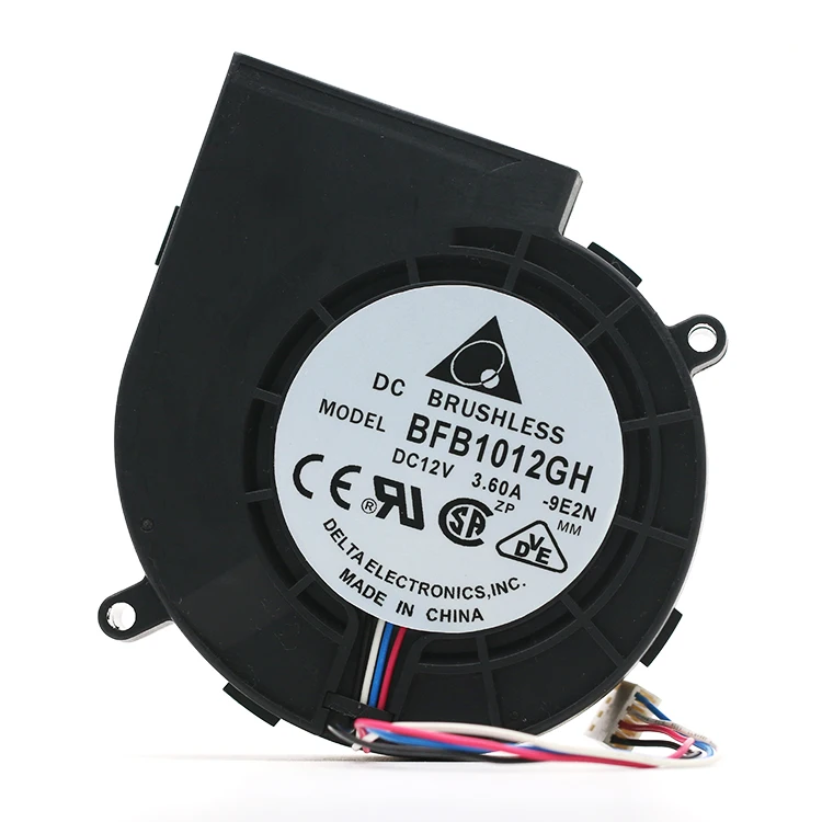 

Delta Electronics BFB1012GH DC 12 В 3,6 А 97x97x33 мм 4-проводной охлаждающий вентилятор
