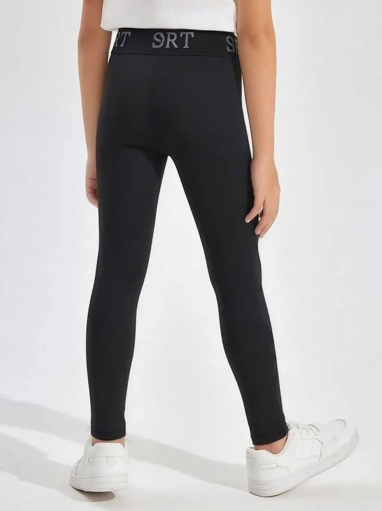 3/1 Set of Children's Solid Color Elastic Slim Fit Sports Leggings for Boys and Girls Comfortable Yoga Pants Running Casual Pant
