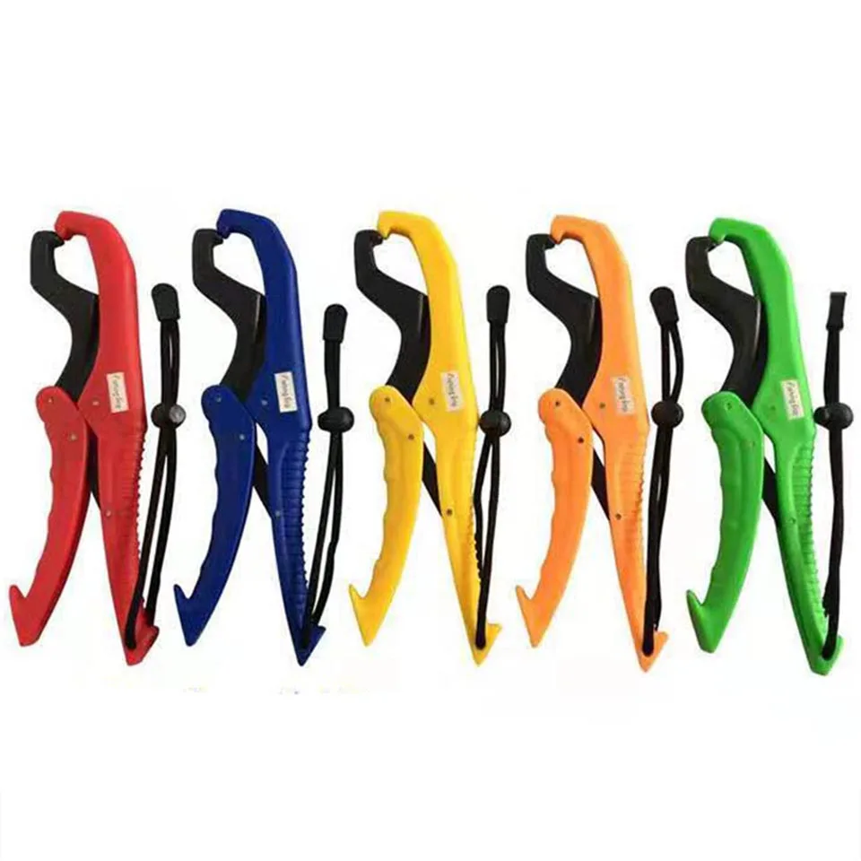 

Fish Grabber Plier Controller Fishing Gripper Gear Tool ABS Grip Tackle Holder Fish Clamp with Adjustable Rope