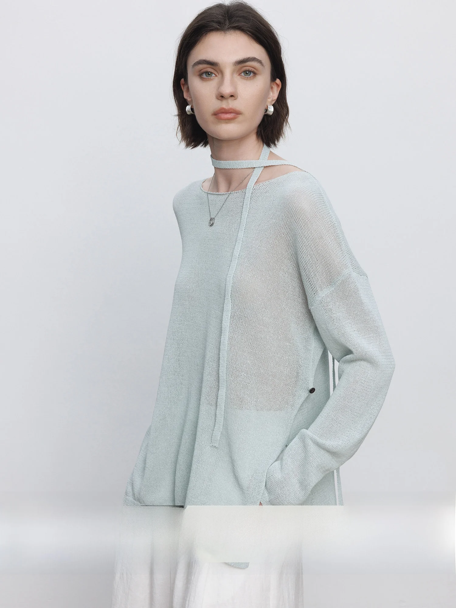 

Casual Loose Women's Long Sleeve T-Shirt Spring Summer Lightweight Breathable Comfortable Cotton round Neck Top for Ladies