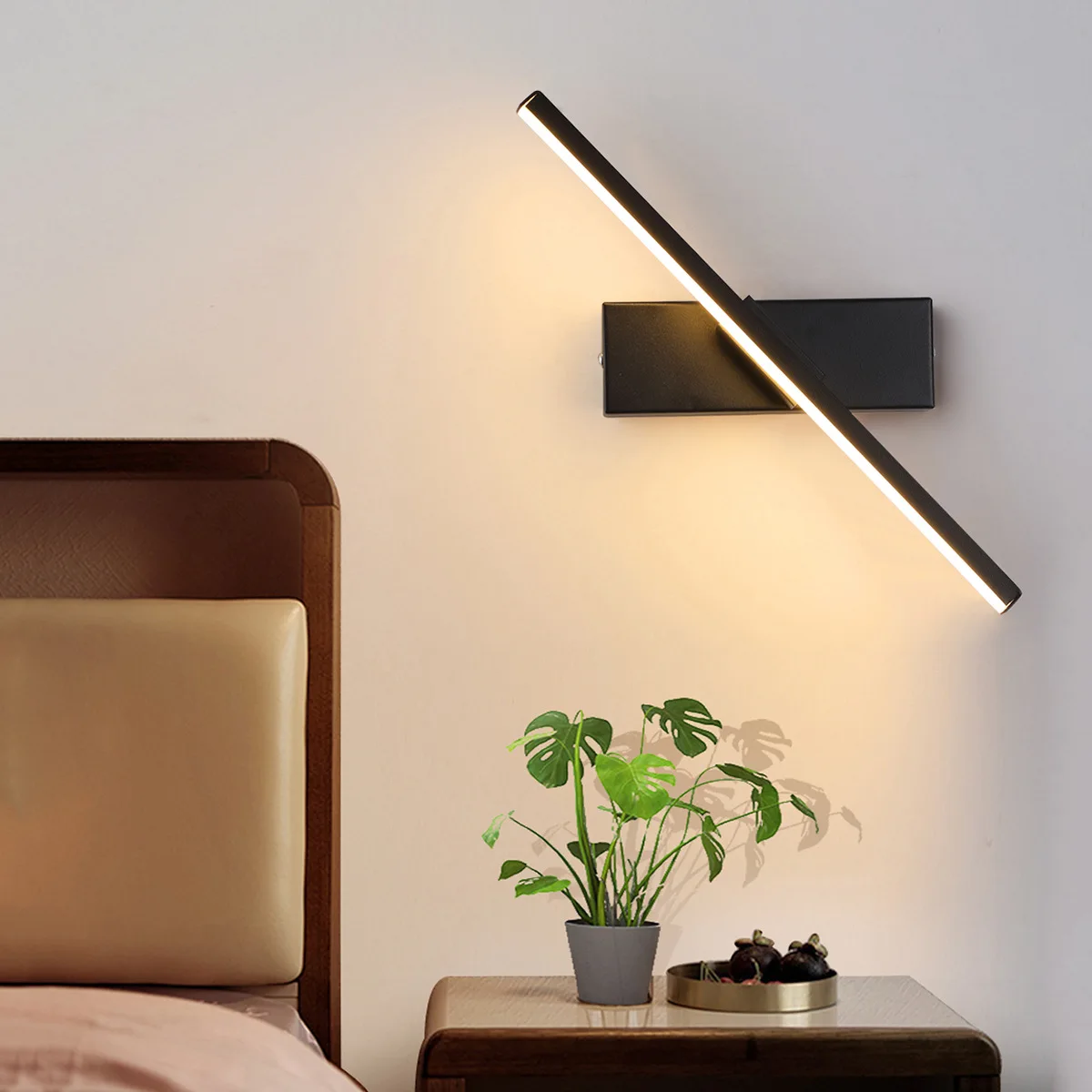 

LED Rechargeable Wall Lamp Dimmable Rotatable Adjustable Angle For Living Room Bedroom Bedside Corridor Study Room Indoor Light