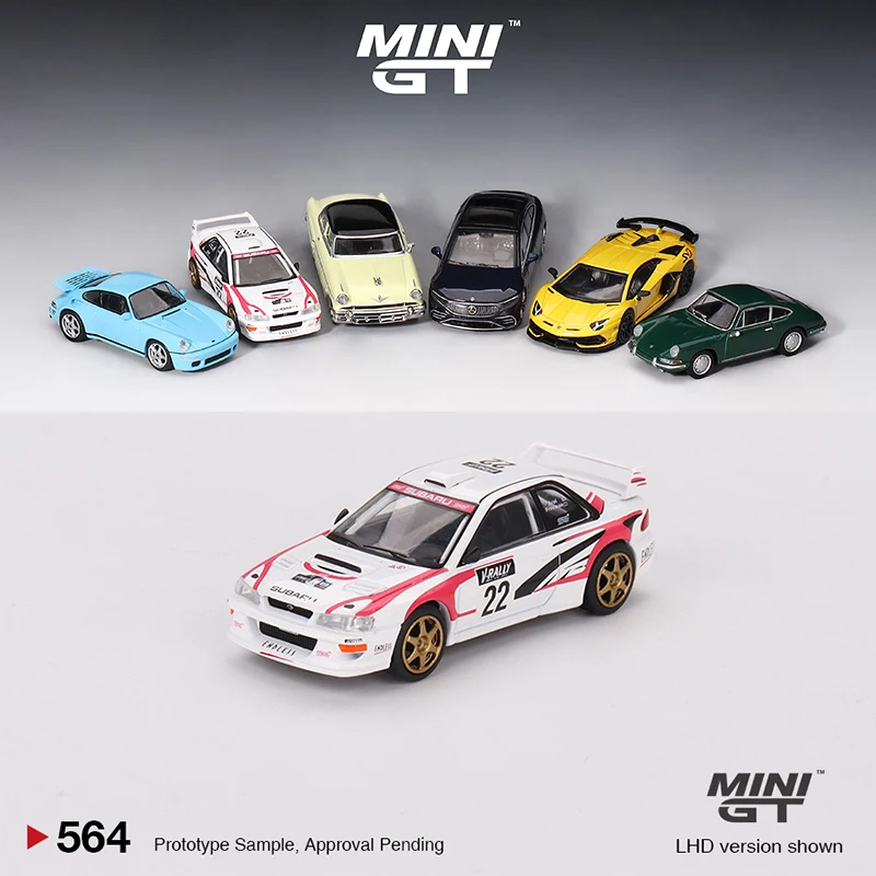 

MINI GT 1:64 Model Car Impreza WRC98 1999 Rally Tour de Corse #22 Alloy Sport Vehicle# 564 LHD