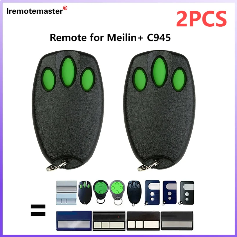 

2PCS Gate Remote Control Garage Door Commands 433.92mhz 94335E 84335EML 1A5639-7 Merlin C945 C940 C943 CM842