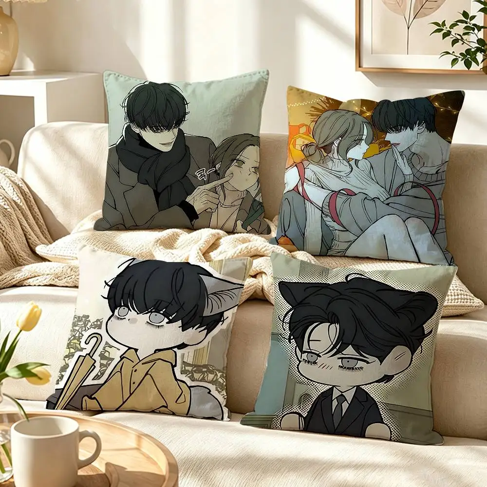 T-Tears on a Withered Flower  Pillow Case Pattern Printed Pillowcase For Living Room Sofa Cushion Cover
