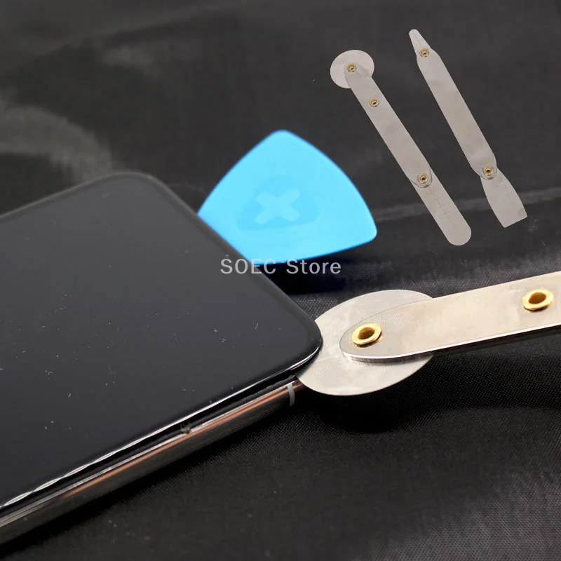 

Computer Tablet PC Smartphone Opening Prop 2PCS Opener Roller Prying Tool Screen Repair Opener Stainless Steel Blade Pry Bar