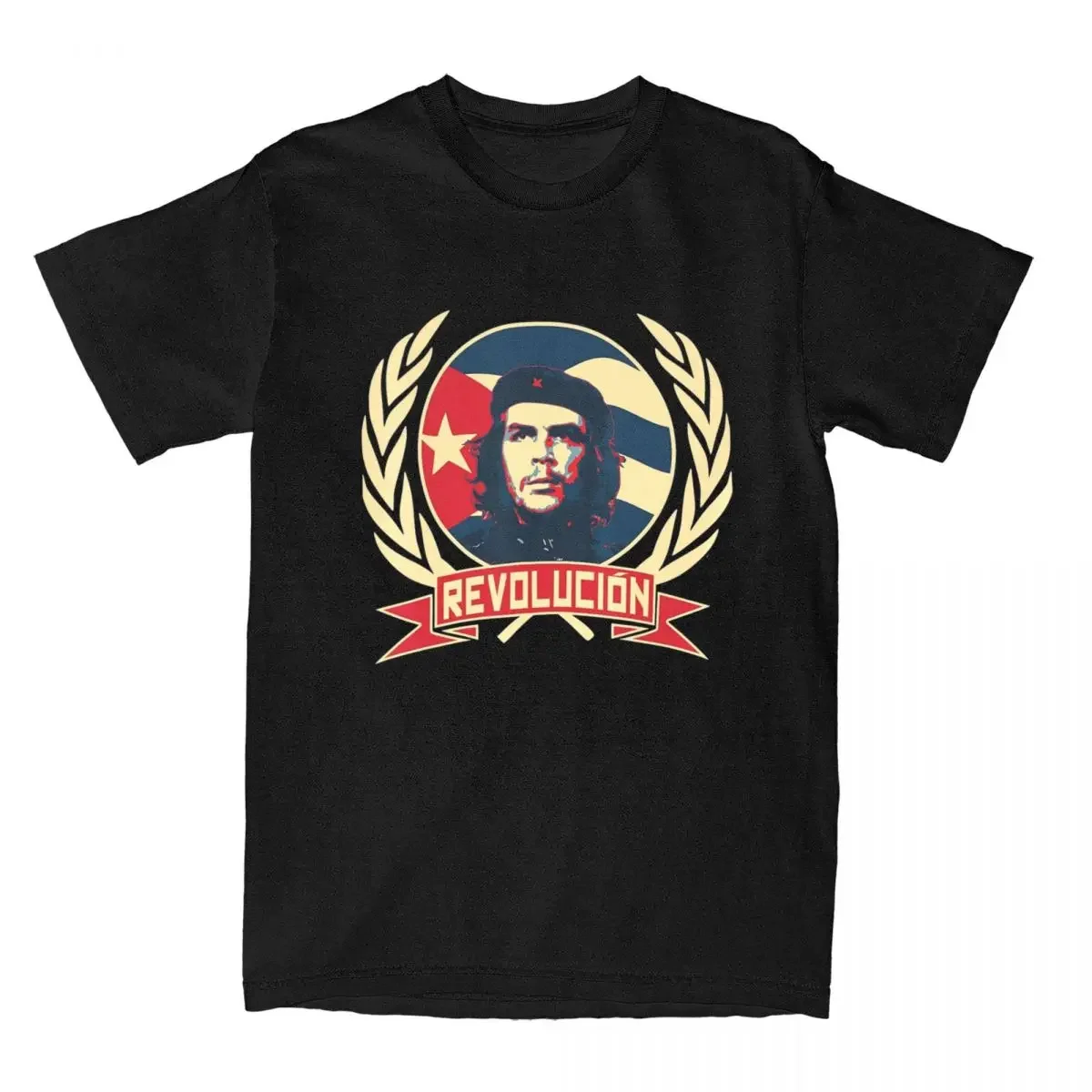 Vintage Tops Summer Cotton O Neck Oversized Clothes style Che Guevara T-Shirt viva la revolucion Harajuku T-Shirts Short-Sleeve