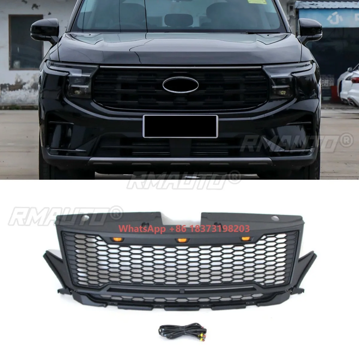 

Car Front Bumper Grill Racing Grills Car Grille for Edge 2012-2015 Body Kit Car Accessories
