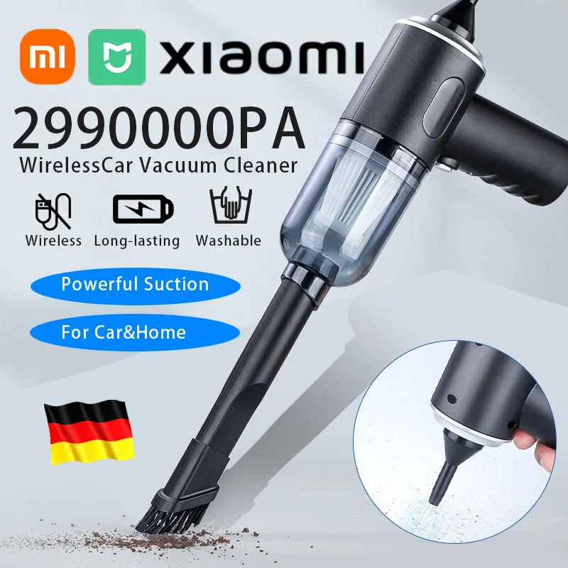 

Xiaomi MIJIA 2990000 Пылесос PA 120 Вт, беспроводной сверхвысокомощный всасывающий пылесос 2 в 1, портативный пылесос двойного назначения для влажной и сухой уборки