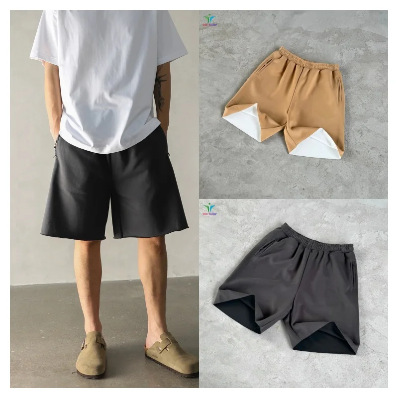 

YZY Multi-Colour Kanye SEASON 6 Solid Colour Basic Style Four-Colour Shorts Summer Men's Women's High-Quality Loose-Fit Breeches