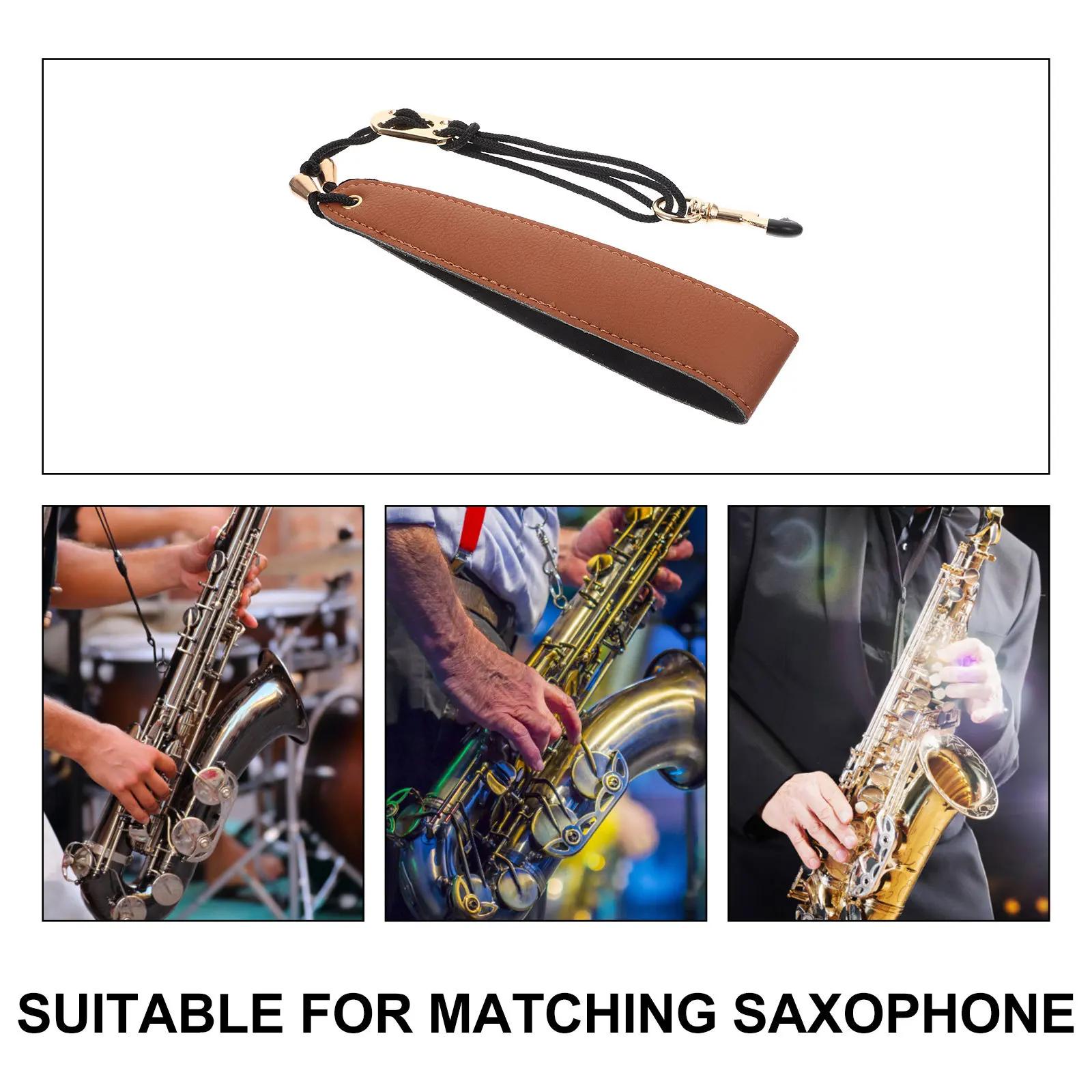 

Adjustable Saxophone Neck Strap Durable Tenor Alto Sax Strap Universal Fit For Adults Saxophones Accessory Hanging