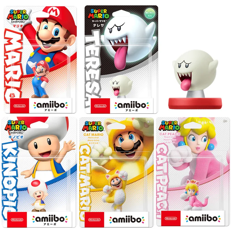 ARTSWIFT Figura Nintendo Amiibo Super Mario Versão JP Peach Browser Yoshi Luigi Original Livre de Região Em Estoque Presentes