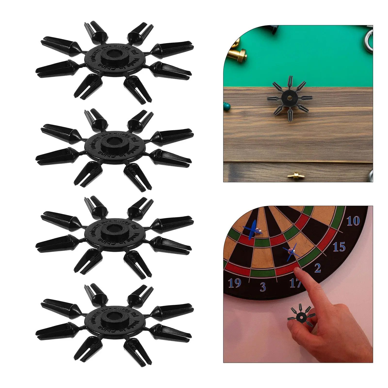 

50Pcs Dart Flight Protectors Plastic Wing Savers Flight Alignment Tool for Precision Angle Correction Stability Straighter