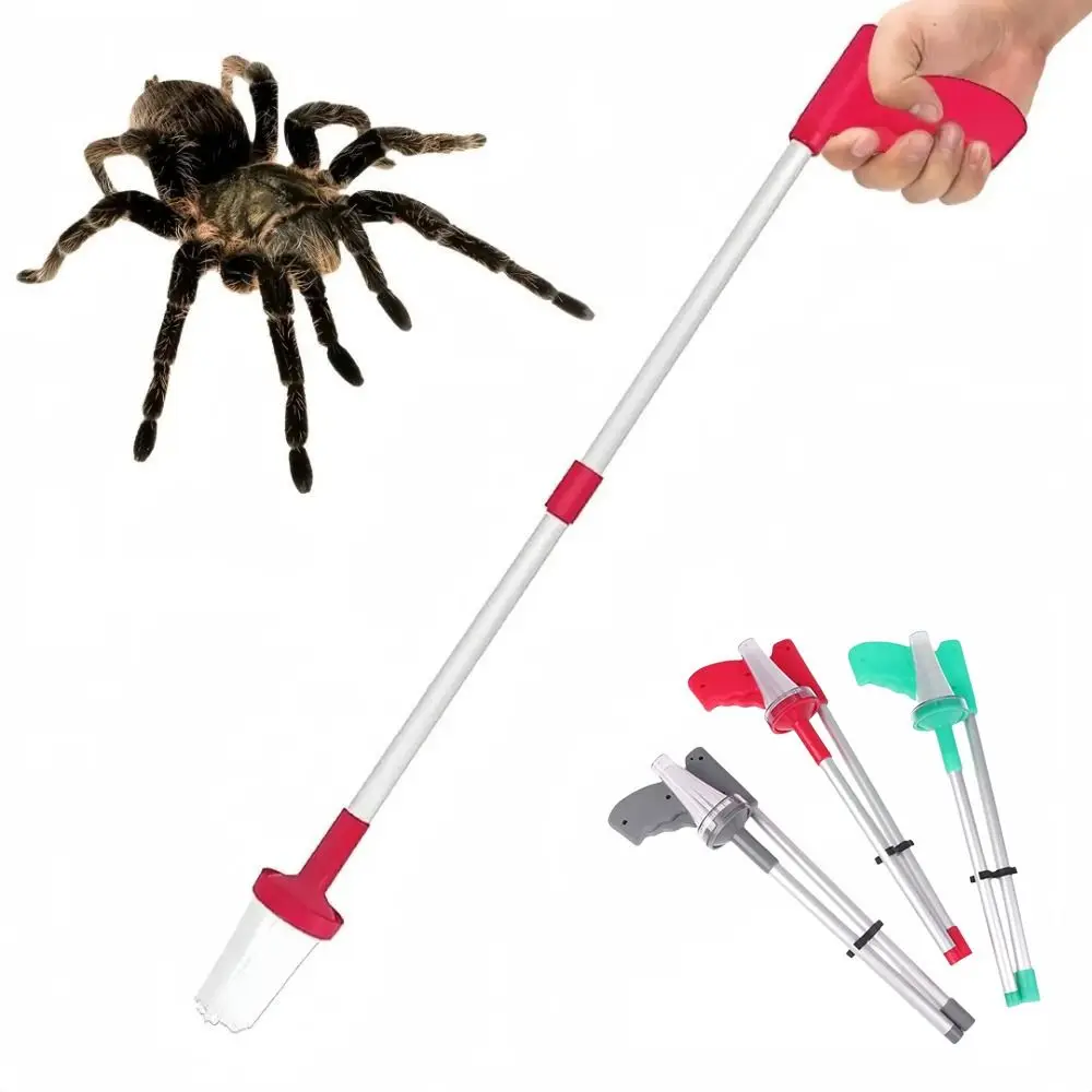 Foldable Catcher Clip Comfortable Grip Easy to Clean Insect Observation Tool Contactless Attractive Appearance