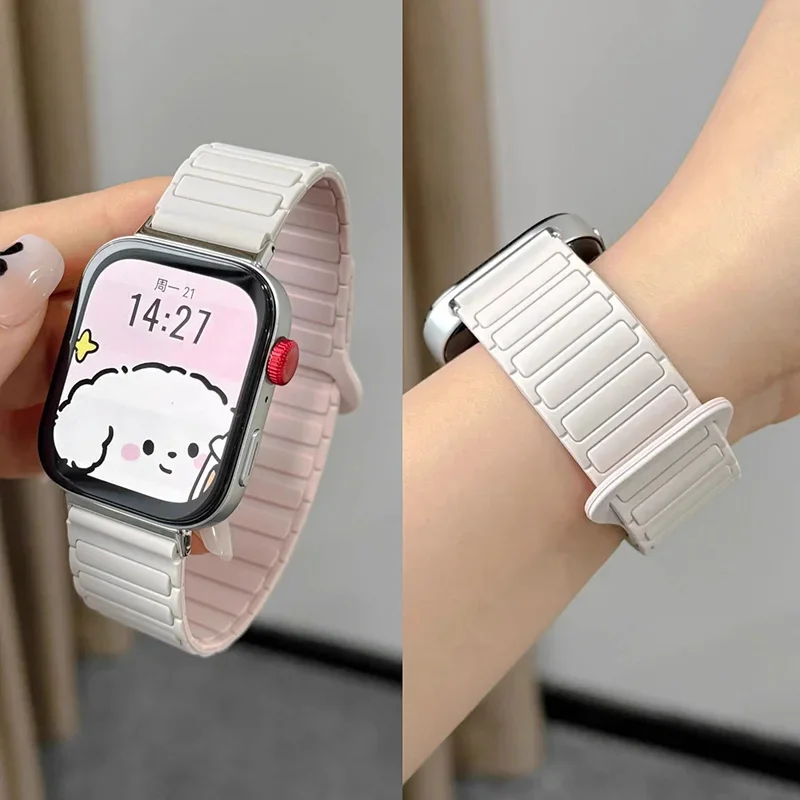 حزام مغناطيسي رياضي لساعة Huawei Watch Fit4 Pro سوار معصم من السيليكون لاستبدال Huawei Fit 4 Fit3 Loop Band Correa