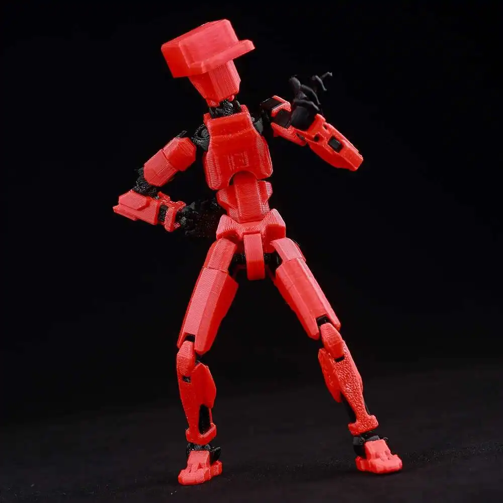 VIP-Dropshipping 9L3D Gedruckt Lucky Dummy 13 Actionfiguren Bewegliche Shapeshift Mannequin Spielzeug Eltern-Kind-Spiele