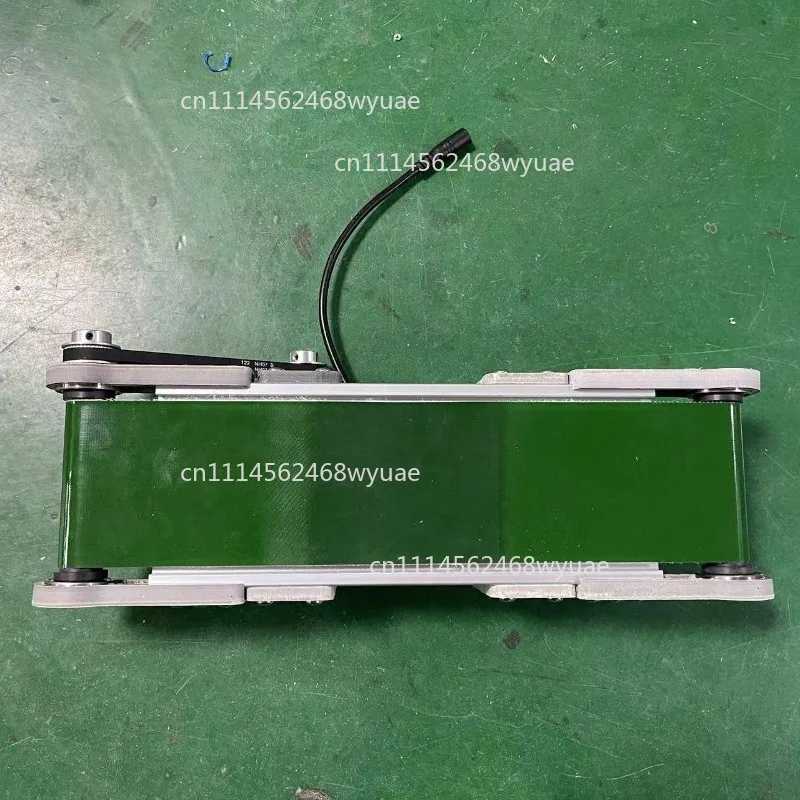 100x350MM Mini Electric Desktop Conveyor Belt DIY Elevator Model Friction Experiment Equipment 0-116RPM Speed Adjustable