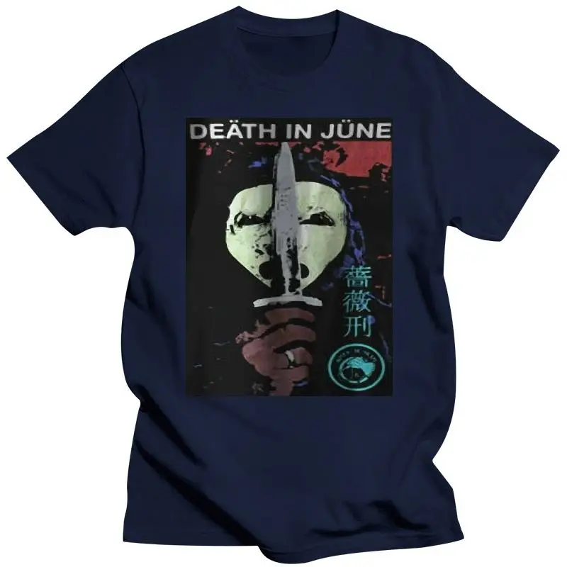 Best sold Death In June vintage T-shirt Top Reprint