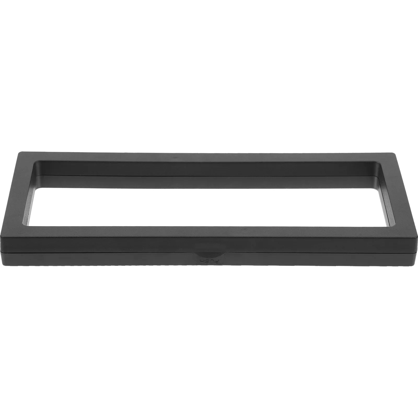 23x9cm Jewelry Display Stand Clear Plastic 3D Floating Frame Case for Aa Medallions Coins Rings Pendants Bracelets