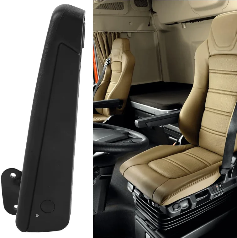 

1pcs Car Armrest Adjustable Angle Seat Armrest Shockproof PU Sponge Black Left Right Universal Replacement For Car RV Truck