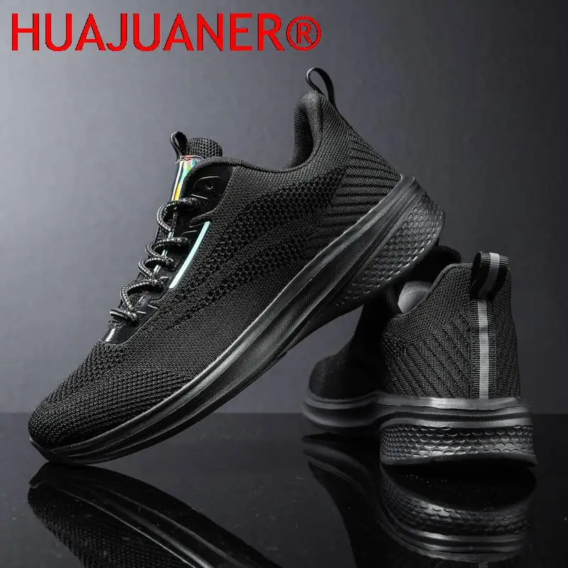 Zapatillas de deporte de malla para hombre, zapatos deportivos ligeros y transpirables, informales, a la moda, novedad de 2023