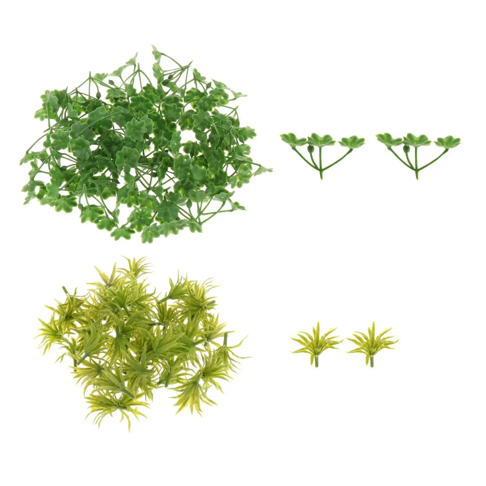 Miniature Foliage for Enchanting Outdoor Design - Set of 100