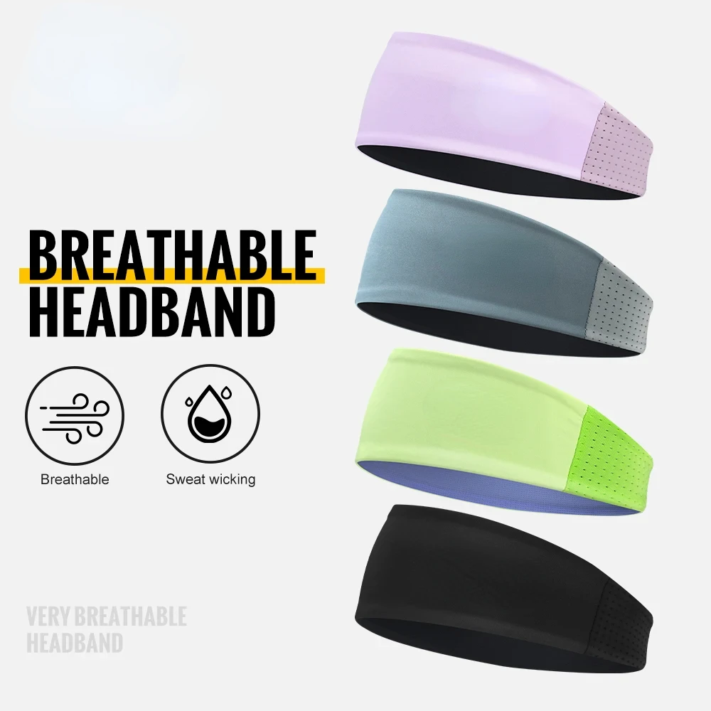 

Headband Sweat Bandage Sport Head Hair Band Workout Tennis Fitness Jog Basketball Running Women Men Sweatband