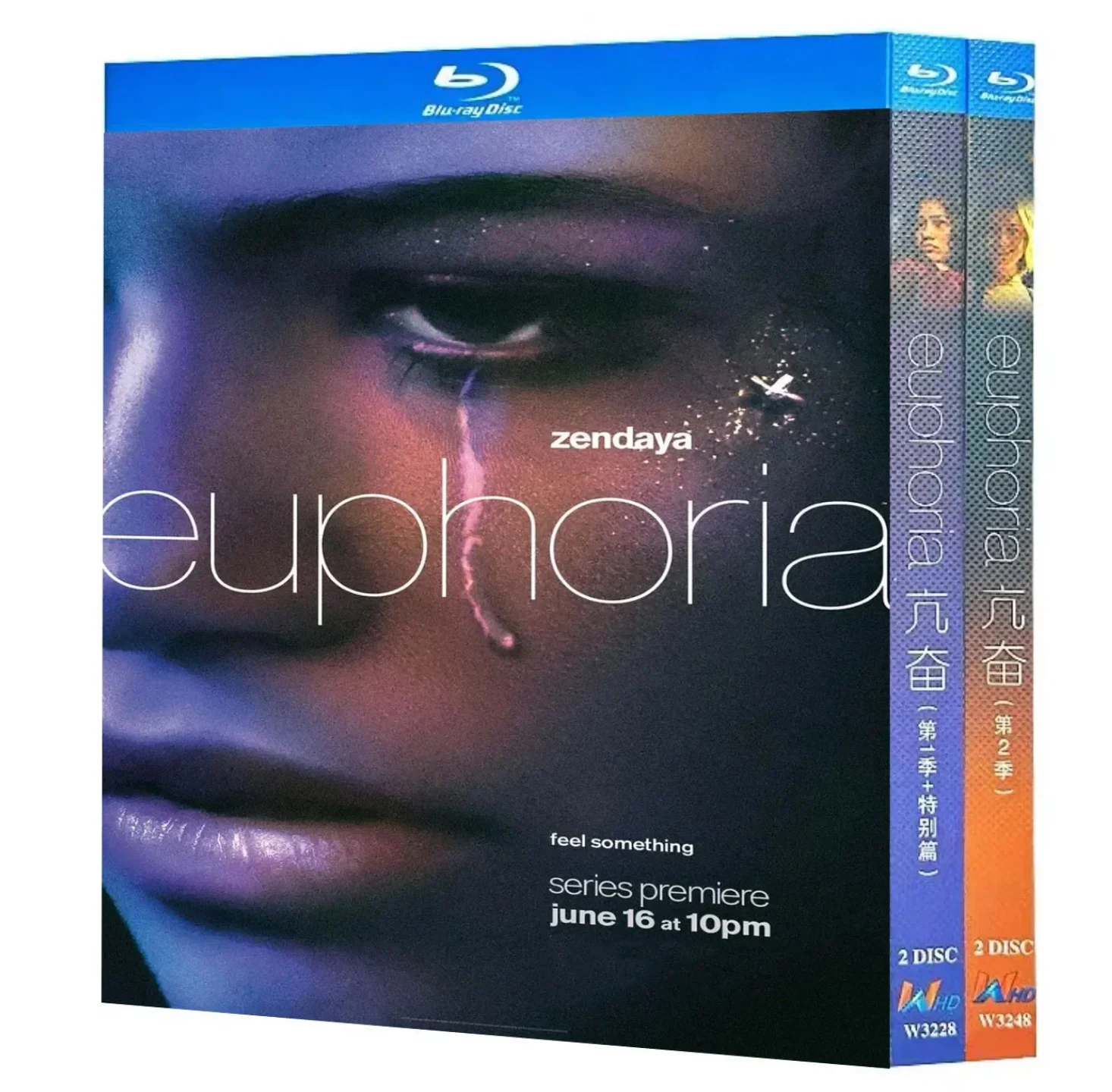 Euphoria : Saison 1-2 Film TV 4 disques toutes régions Nouvelle édition coffret Blu-ray Haute définition BD