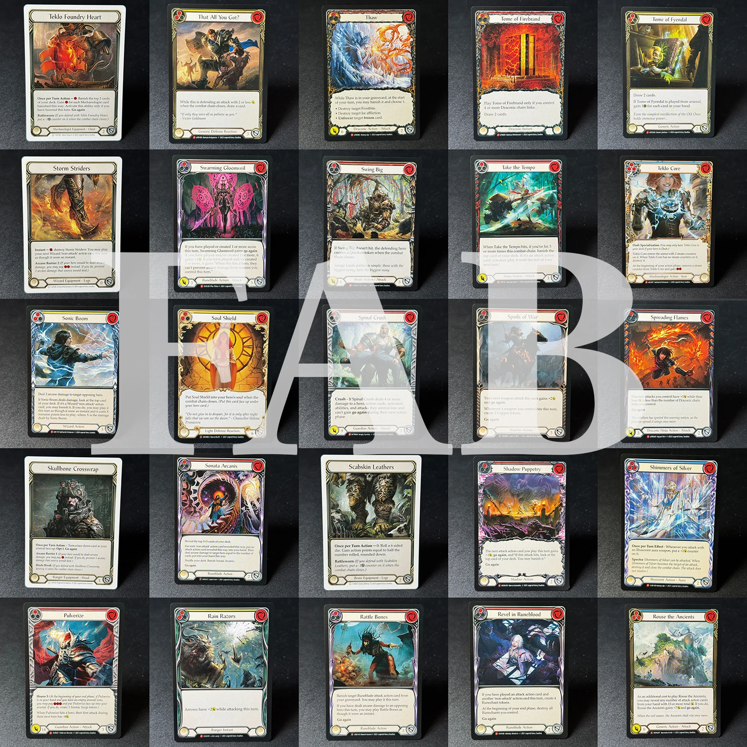 

Игровые карты FAB2 Regular Proxy Winds of Eternity Pulverize Scabskin Leather Skullbone Crosswrap Коллекция TCG Tome of Firebrand