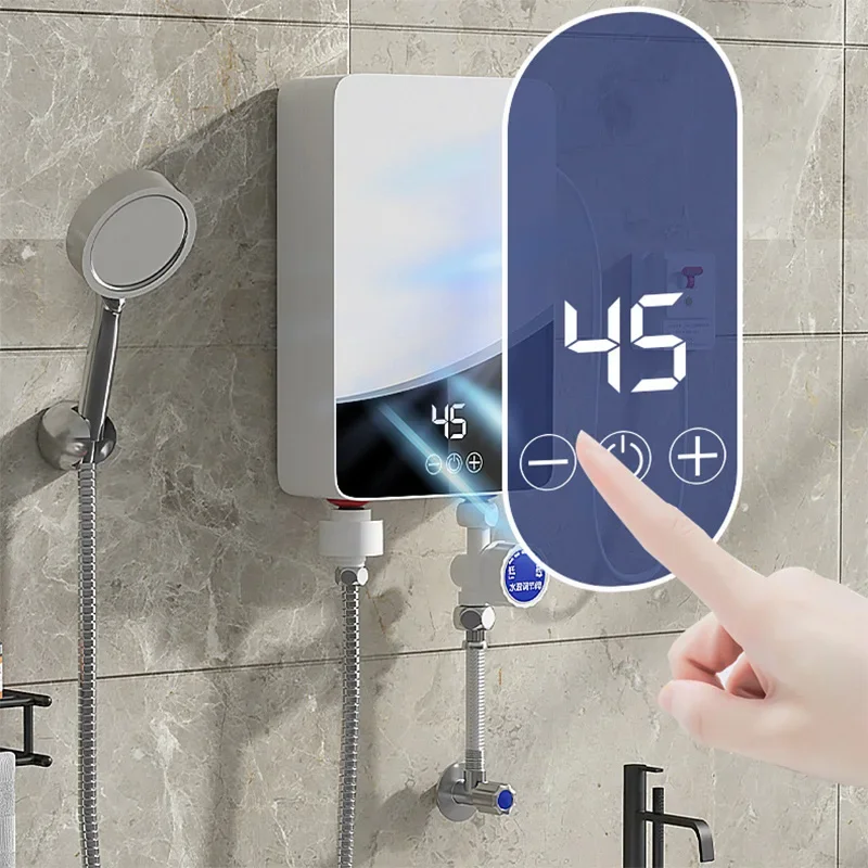 innovative design Kitchen Bathroom Mini Tankless Instant Electric Shower Water Heater