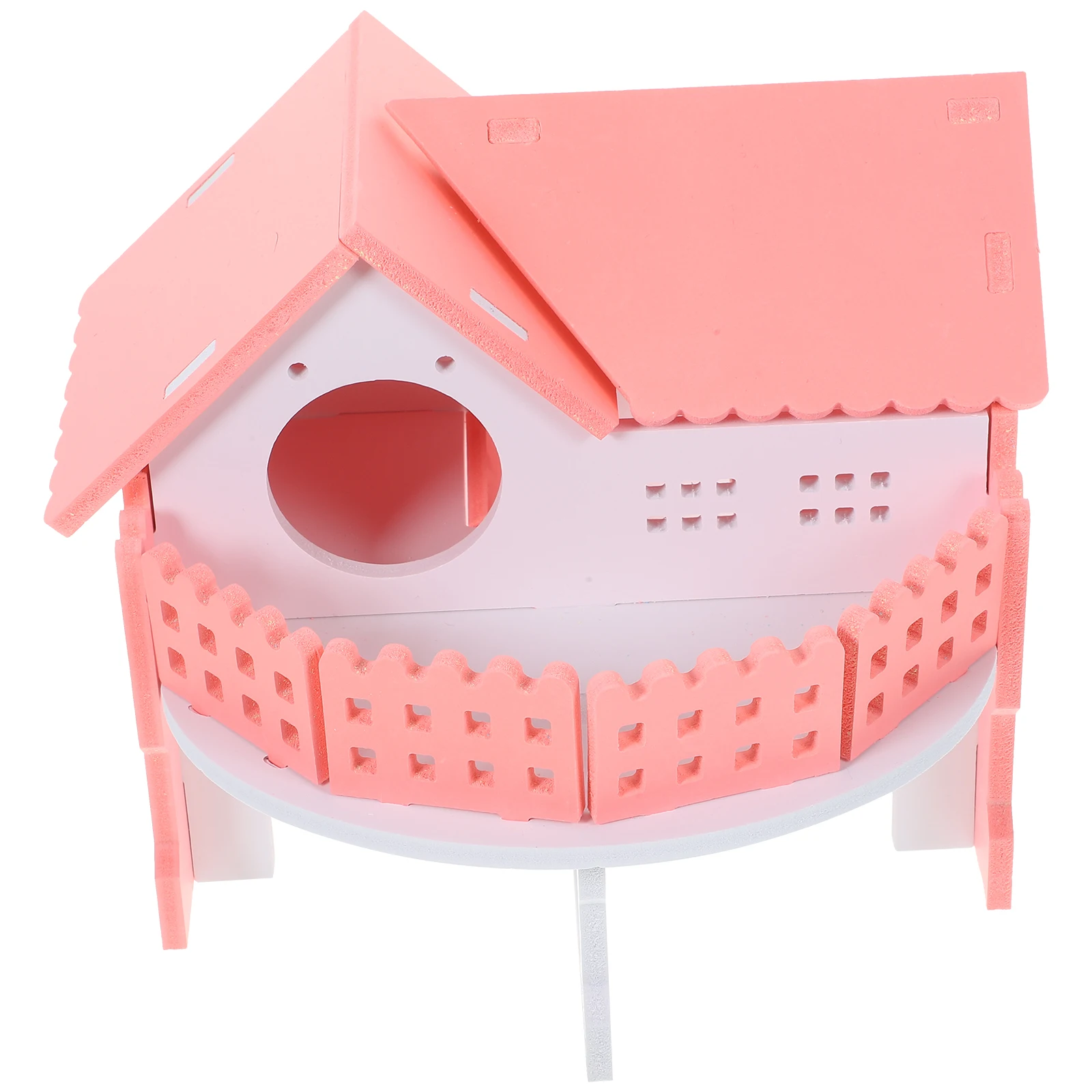 

Safe Strong Hamster House Hideaway Chinchilla Rabbit Cage Accessories Multipurpose Pet Villa Hamster Hideout Chinchilla Toys