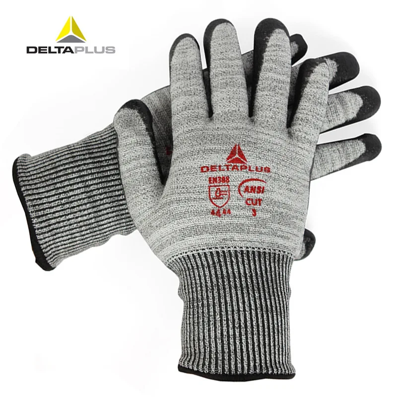 

Deltaplus Anti-cut and Anti-slashing Gloves 13 Needle Anti-Cut and Anti-Puncture Labor Gloves Wear-resistant and resistant Glove