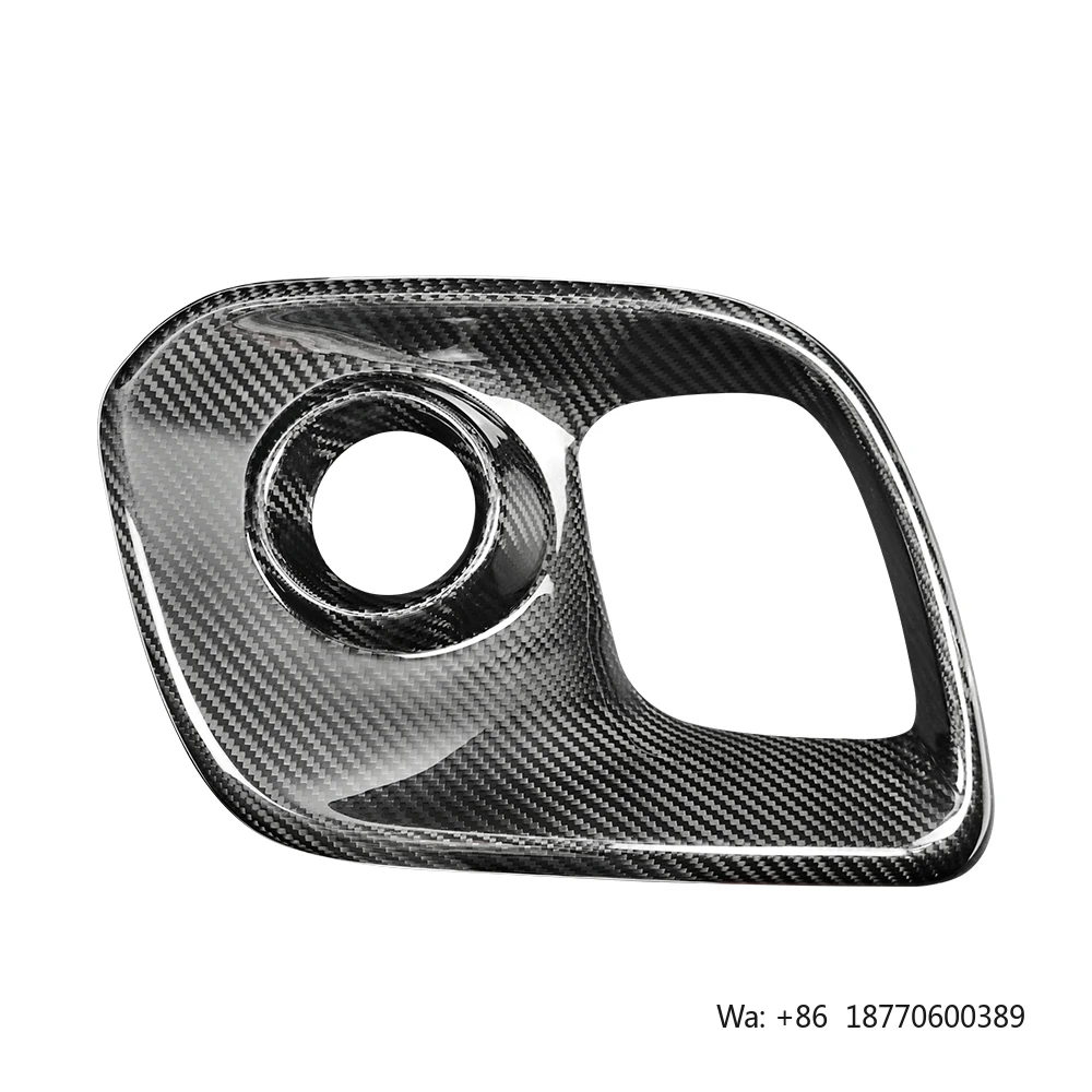 

Shasha Carbon Fiber Accessories Fog Light Grille Cover Carbon Fiber Car Accessories for Fiat Abarth 595 695 2017-2024
