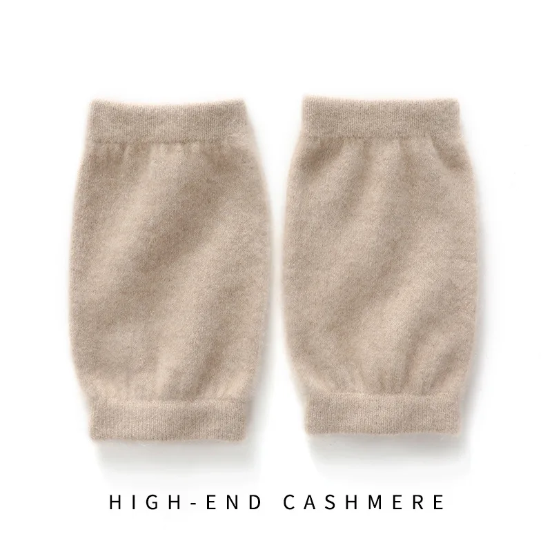 100% Cashmere 2023 Autumn And Winter New Men's And Women's General Short Thick Windproof And Cold Warm Knit Knee Pads