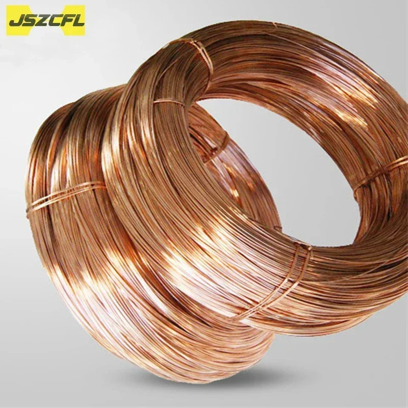 

1KG 99.9% T2 Pure Copper Wire 0.2-5mm Oxygen Free Annealing Process Semi Hard Form For Manual Experiment