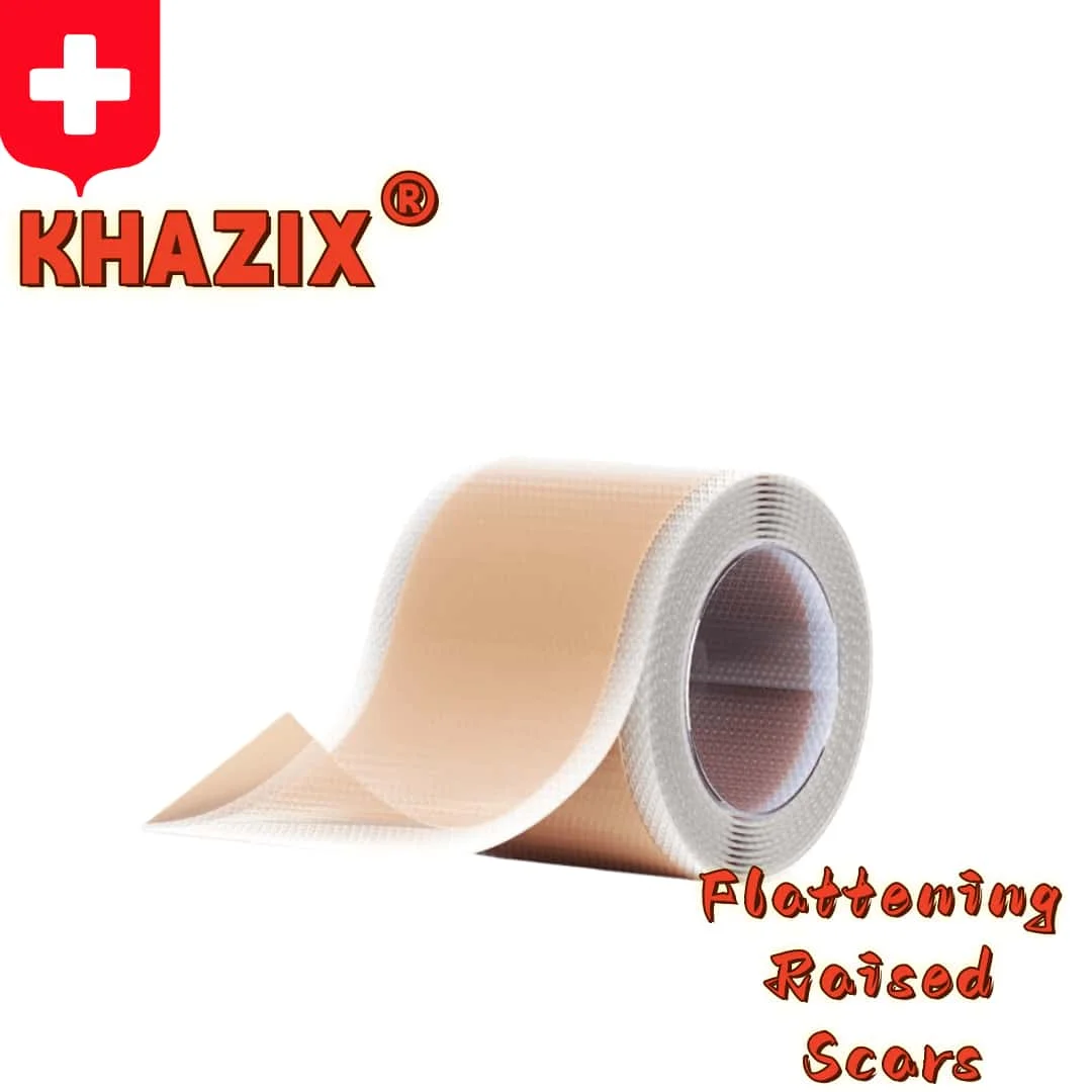 1/2-pcsMedical Silicone Scar Tape, 4.1cm x 4.4cm, Hypoallergenic for Surgical Scars & Abdomen.