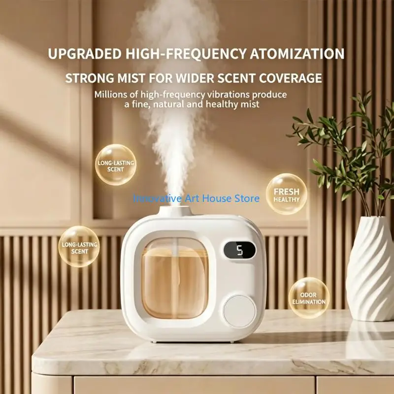 E1PC Room Scent Diffuser With Rechargeable Power for Bedroom Bathroom Use