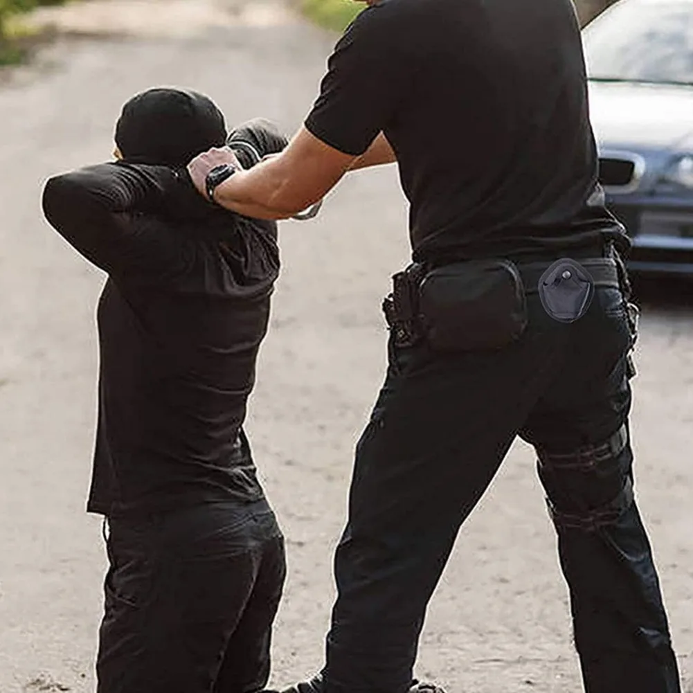 Porta manette tattico universale Custodia per manette standard militare Custodia per manette con passante per cintura Marsupio per grilli della polizia