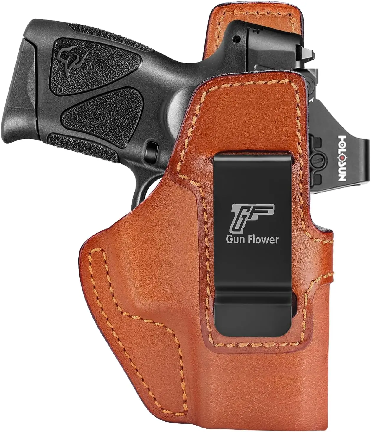 حافظة جلدية IWB لـ Taurus G3C/ G2C/ G2S/ G3C Toro/ TX22 Compact/ PT111/ PT140 G2، حزام الخصر الداخلي، حزام 1.5 بوصة - 1.75 بوصة، اليد اليمنى #1