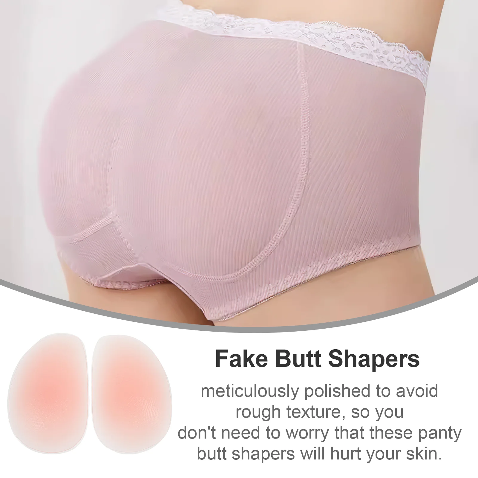 Schritt Lift Abnehmbare Silikon Pad Selbstklebende Hüfte Pads Gefälschte Gepolsterte Heber Nahtlose Butt Shaper Heben Höschen frauen