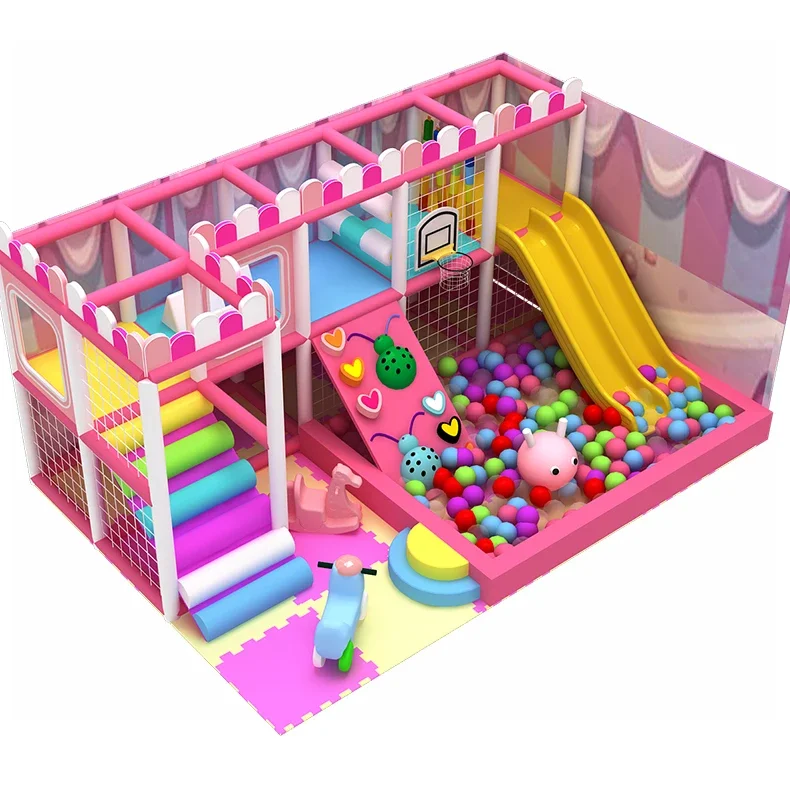 

Children Play Ground Park Home Tube Slide Playground Equipment Indoor Playhouse Soft Playground Set Toys For Preschool