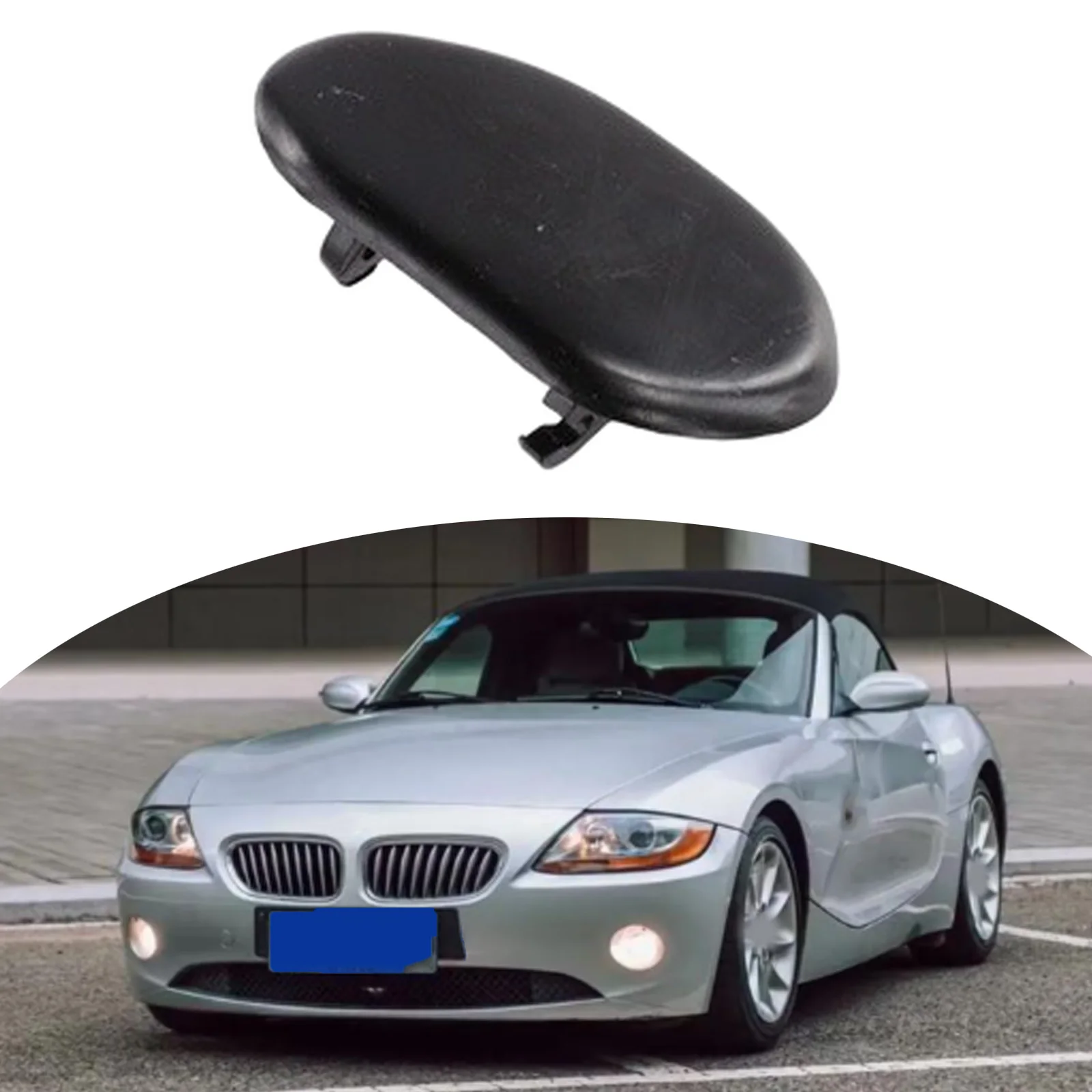 Car Maintenance 2002-2008 Headlight Cover Replacement Wash Cover Protector As Shown In The Picture Easy To Use - view 2